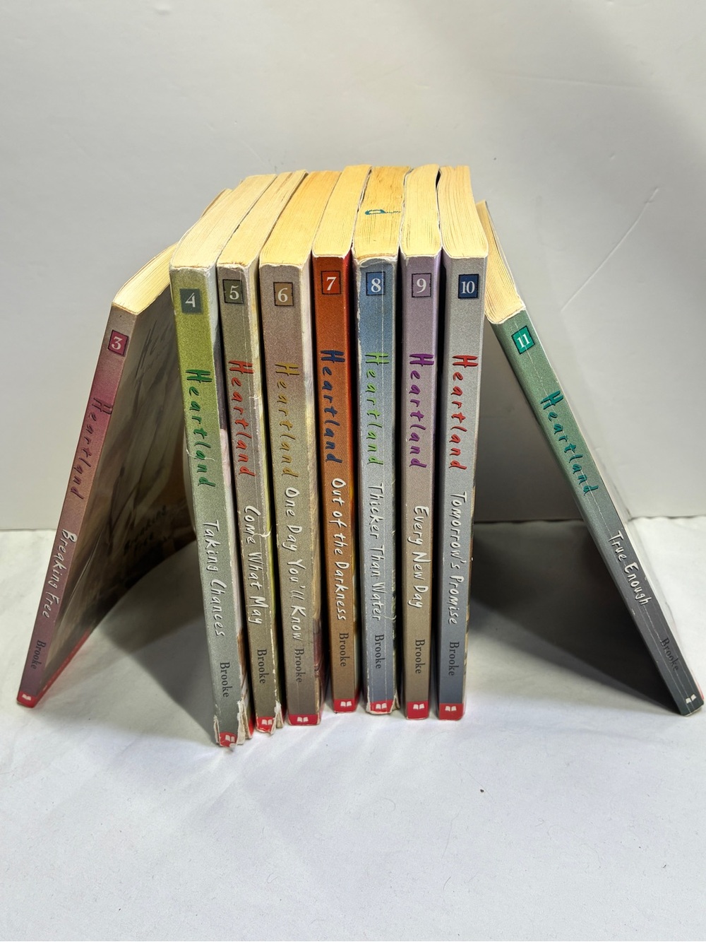 Lot Of 9 Vintage Heartland Paperback Books 3-11 Scholastic